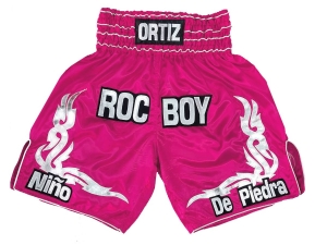 Custom Boxing Shorts : KNBXCUST-2041-Pink